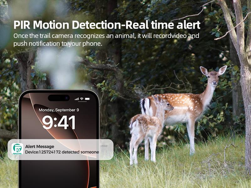 SeeVision 4G LTE Cellular Trail Camera with 360° View FHD Live Streaming Solar Panel Night Vision Motion Detection Two-Way Audio for Hunting & Outdoor Security