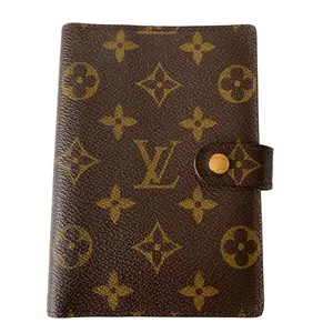 Pre-owned Louis Vuitton Agenda Small Leather Goods planner unisex PM with pen sp1929 authentic with COA