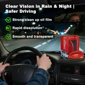 Oil Film Cleaner Brush for Car Windshields - Effortlessly Removes Grease and Oil Residue Bathroom Multi-Purpose Cleaning Brush