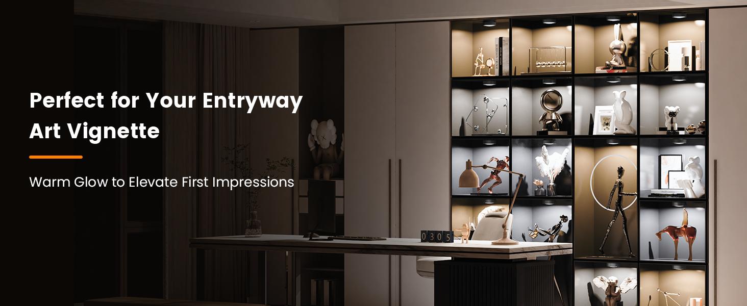 How to Make Your Photos & Paintings Shine? ️ Use These Wireless Magnetic Lights! Warm, Dimmable, with Remote (3-Pack). Adjustable Rgb Lighting