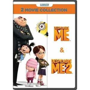 Despicable Me / Despicable Me 2: 2-Movie Collection  [DVD Video Disc] 2 Pack, Snap Case