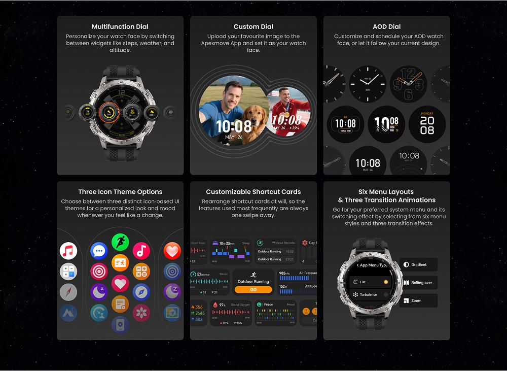 KOSPET TANK T4 Smartwatch with 14-Day Battery Life 1.43AMOLED Display 50M Waterproof Full-Metal Body AI Assistant for Android iOS Fitness Tracker Running Watch GPS Waterproof Smartwatch Wearable Monitor Auto, Durable Stainless Steel, New Year Pick