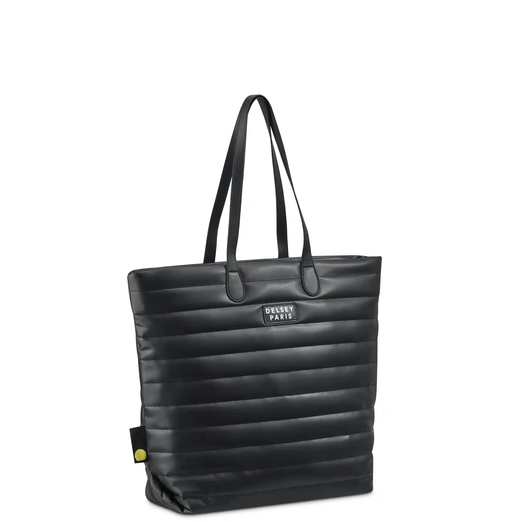 Delsey Paris Cruise 3.0 Unisex Solid Color PU Leather Recycled Softside Travel Tote Bag - Lightweight Business Bag, Compact Carry-On, Under-Seat, With Laptop Pocket, Solid Color Bag