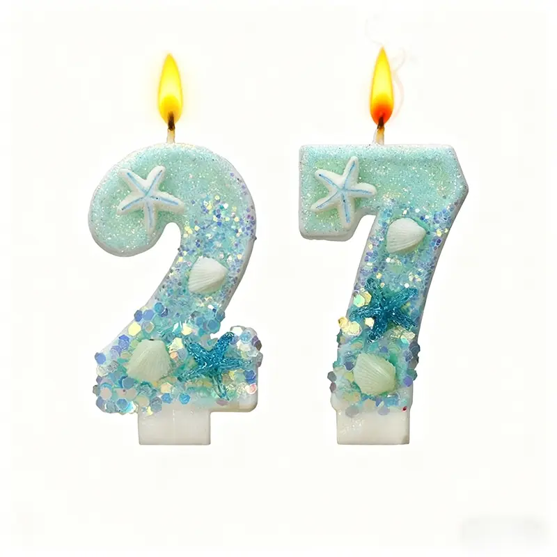 1pcs Ocean beach starfish birthday candles, suitable for Holiday, birthdays, weddings, party celebrations, party supplies, Cake Decorating Supplies, perfect for DIY cake decorations, Birthday cake toppers and party festivities