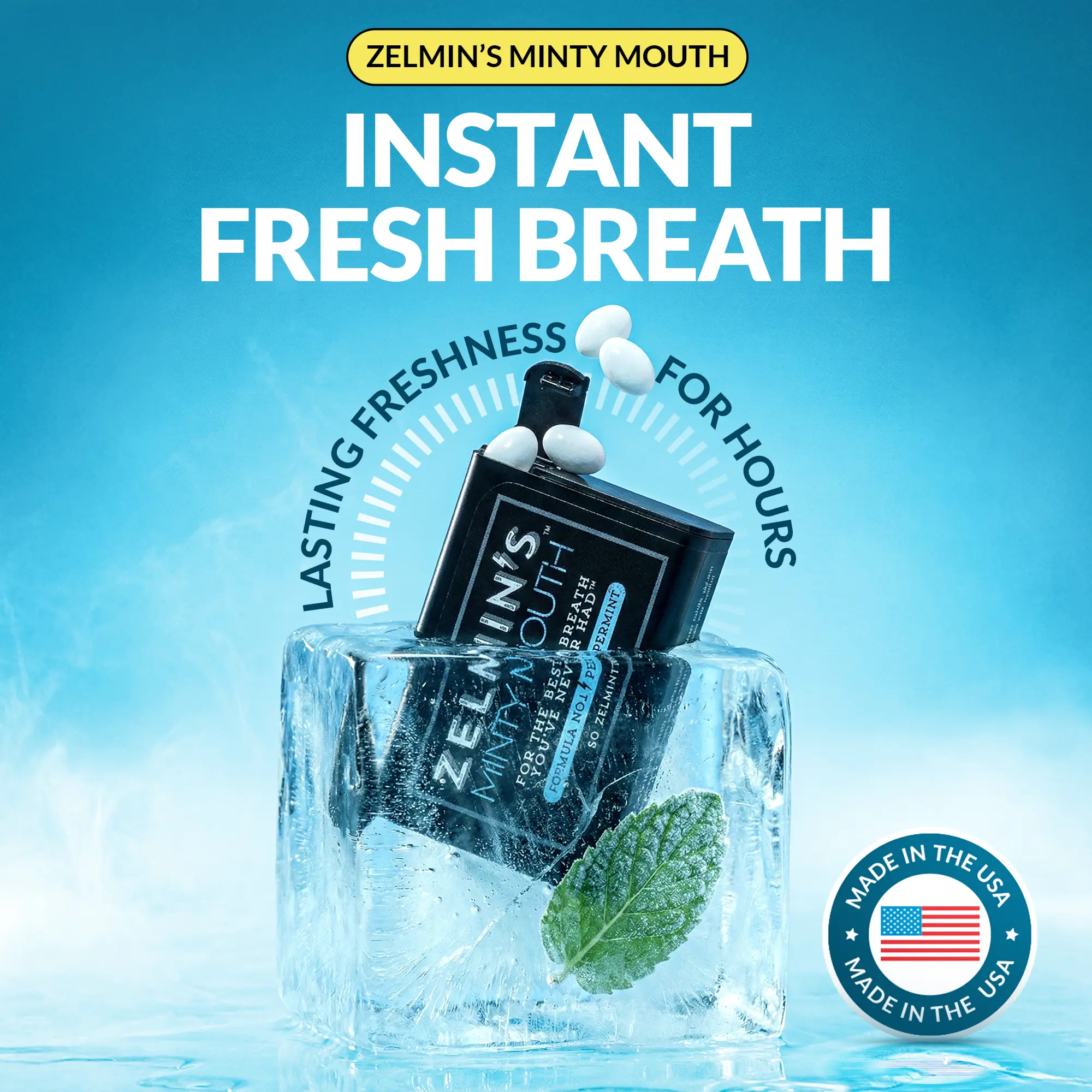 健康アクセサリー minmin Zelmin's Minty Mouth | Breath Freshener / Natural Benefits of