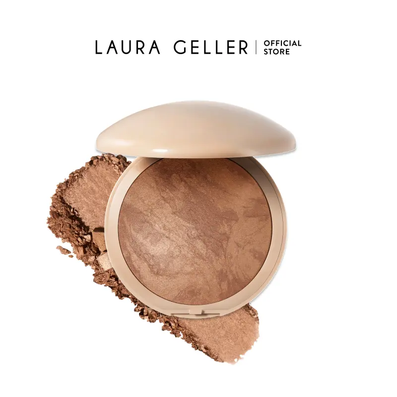 Laura Geller Baked Illuminating Face + Body Bronzer for Radiant Glow and Natural Sun-Kissed Look