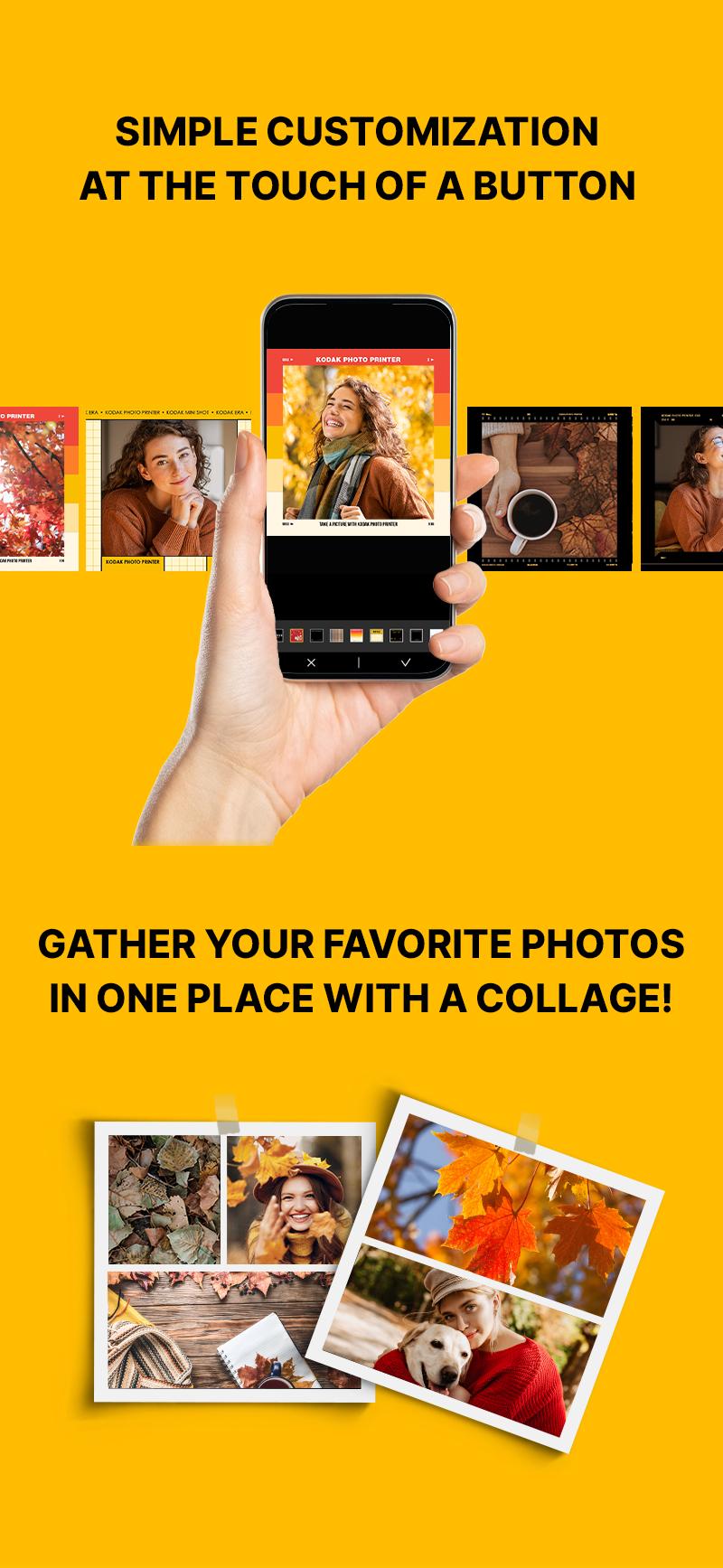 KODAK Mini Shot 3 Retro 4PASS 2-in-1 Instant Digital Camera and Photo Printer (3x3 inches) + 60 Sheets Cartridge Bundle