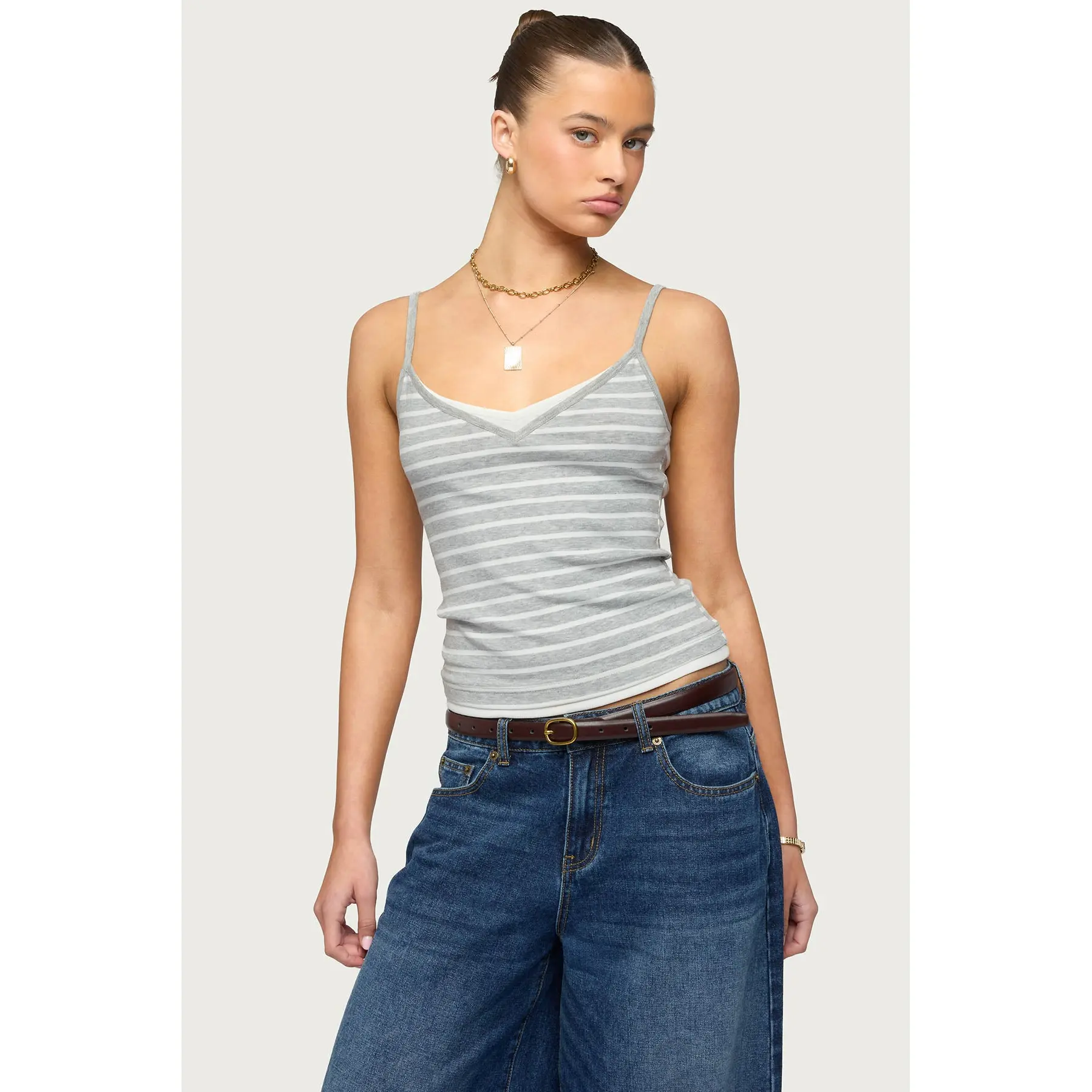layered tank top outfit - TikTok Shop