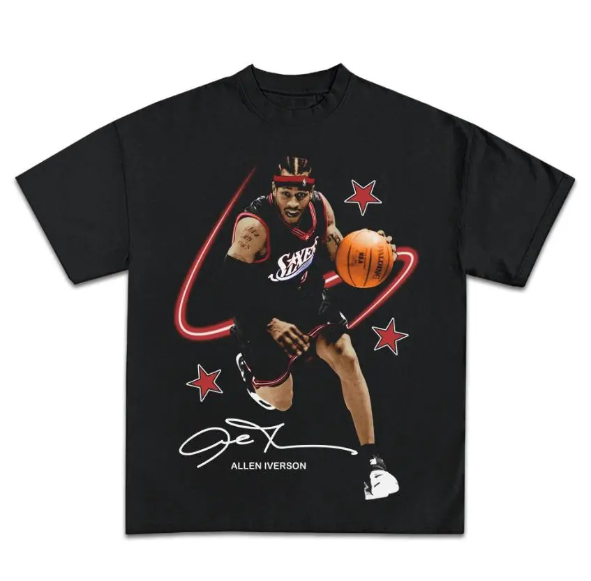 Youth and Adult Allen Iverson Graphic T-Shirt, graphic tees for boys, Graphic Tees, kids clothing boys, Youth Clothing, boys clothing
