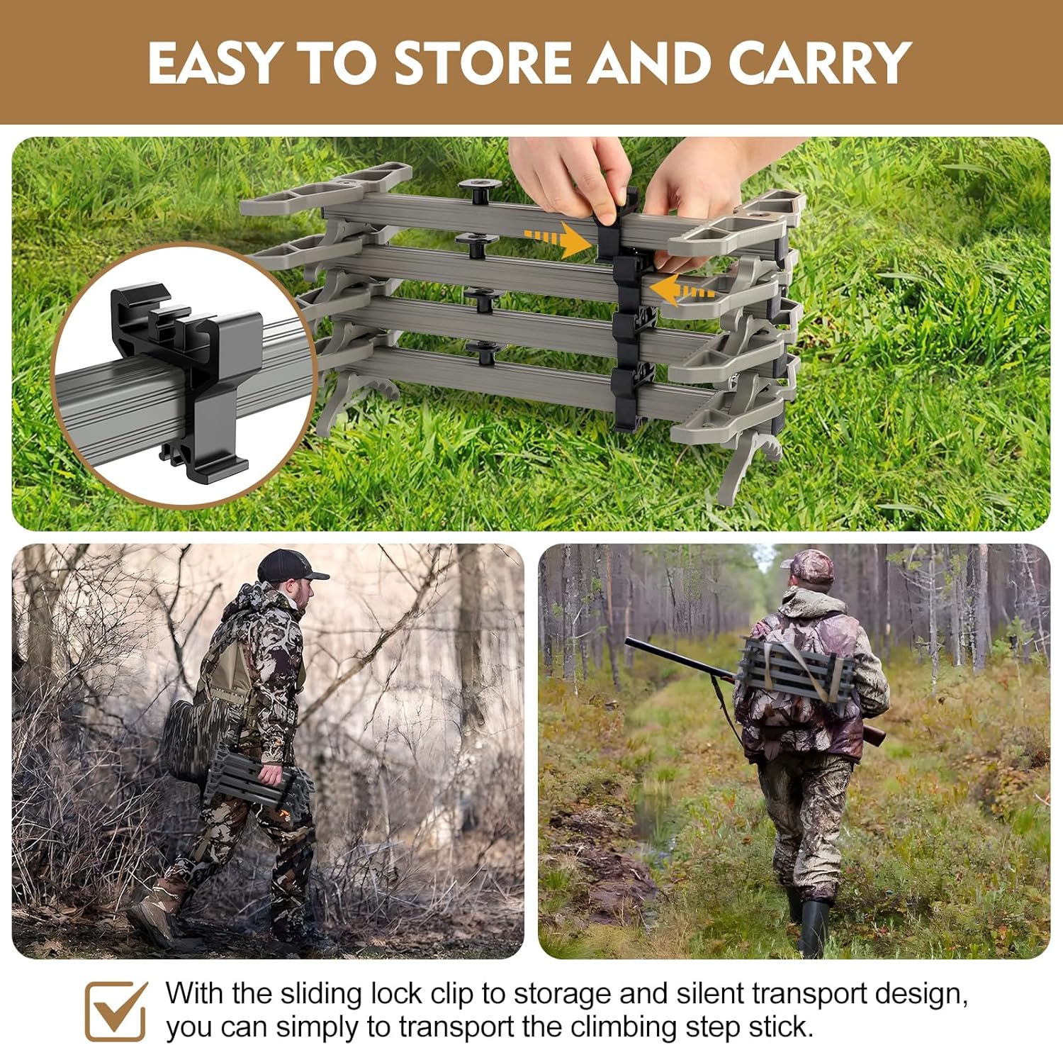 Complete Tree Saddle Hunting Kit, Includes Lightweight Hunting Saddle, 12"x12" Aluminum Platform, 4 Pack Climbing Sticks, Ropes, Bridge & Tether – All-in-One Mobile System for Saddle Hunters