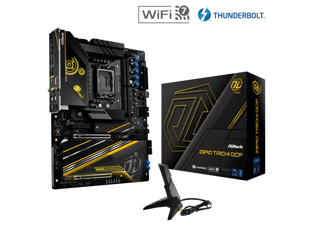 ASRock Z890 Taichi OCF LGA 1851 Intel Z890 SATA 6Gb/s ATX Motherboard
