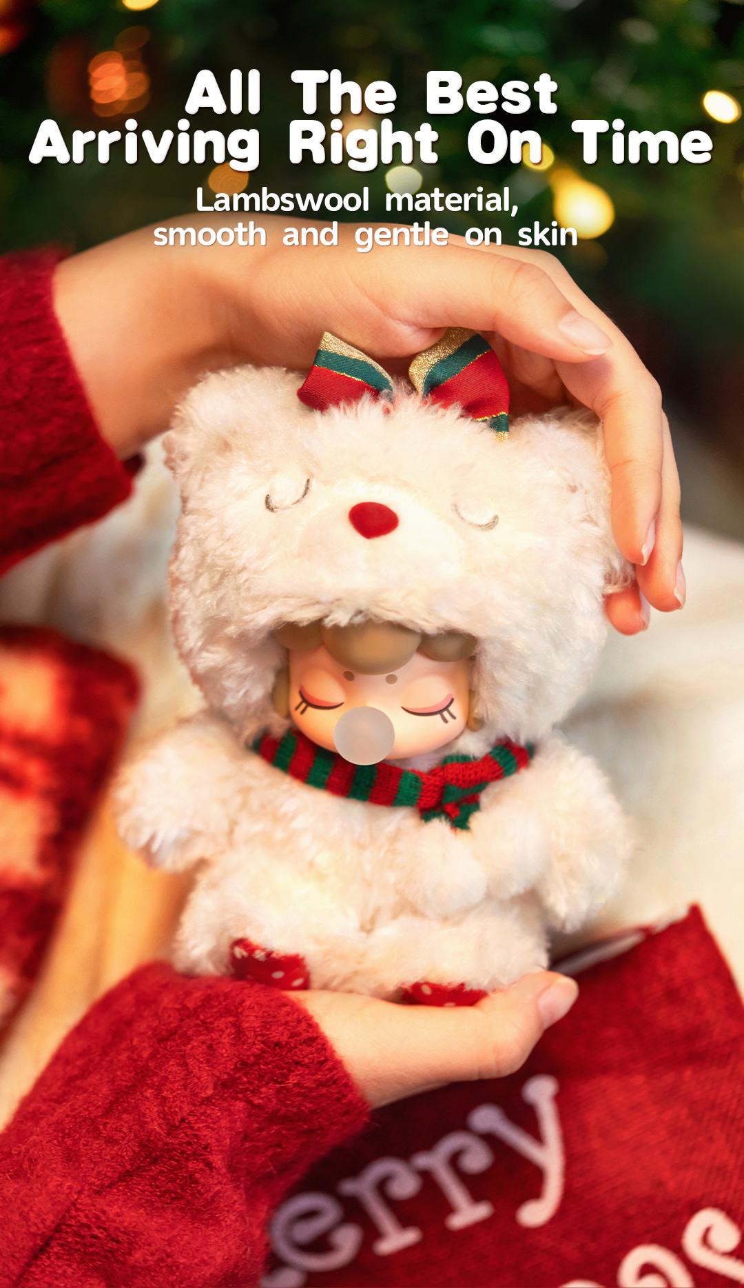 【Limited Edition】Rolife Nanci Christmas Bear Plush Pendant, Xmas Gift Ideas Keychain