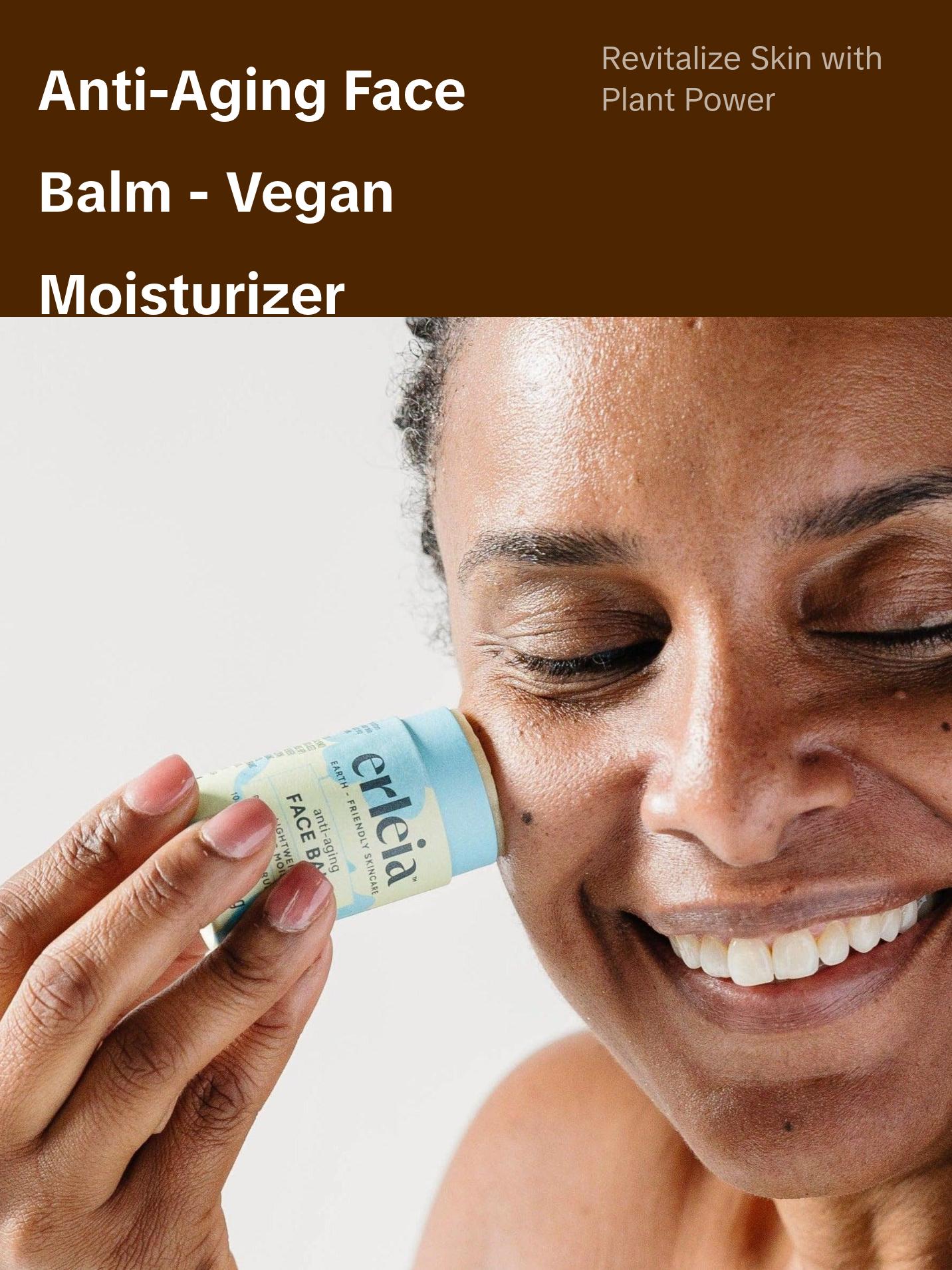 Anti-Aging Face Balm - Deeply Moisturizing Plant-Based Formula for Healthy Skin - Moisturizer, Skincare