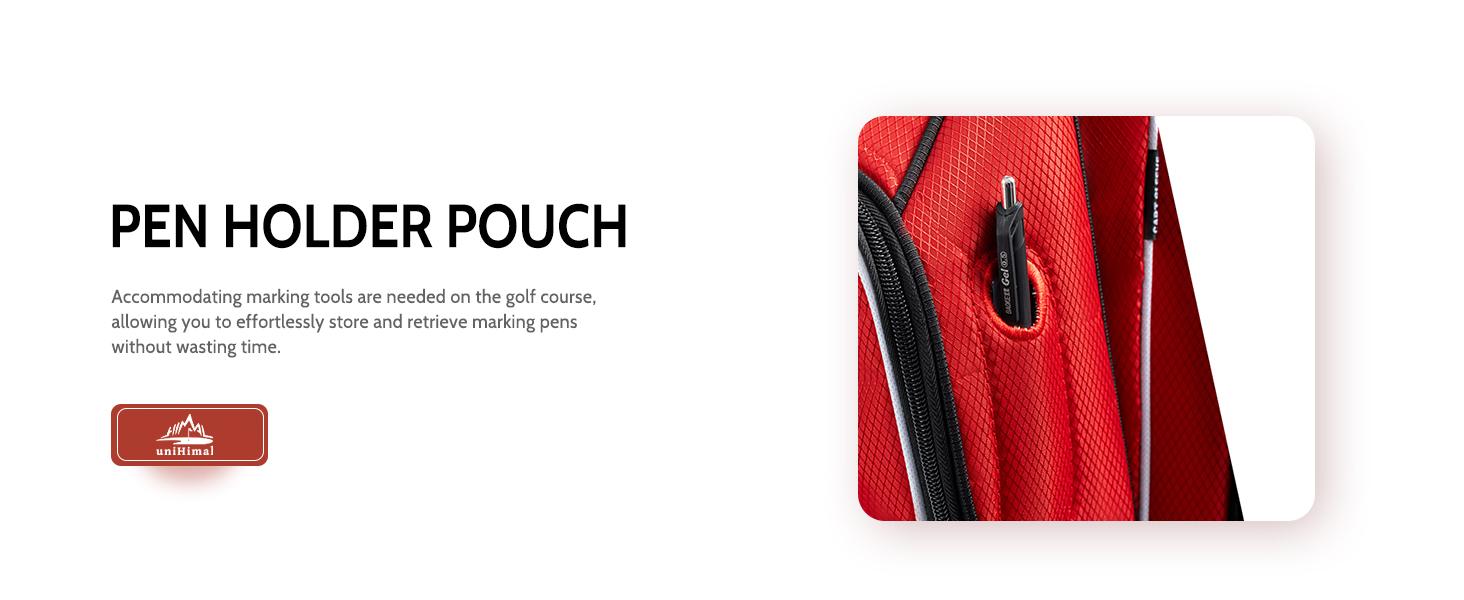 uniHimal 14-Way Soundless Golf Cart Bag Pro with Full Length Divider Top, Golf Bag for Men with Handles and Rain Cover