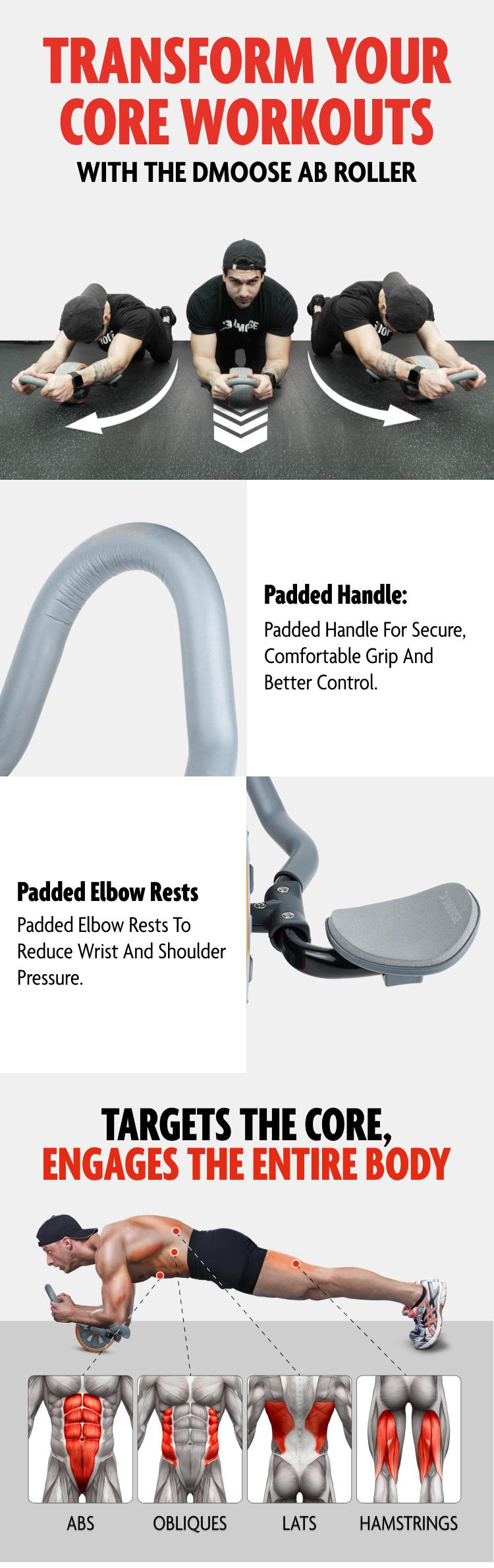 Ab Roller - Ultimate Core and Abs Workout Tool