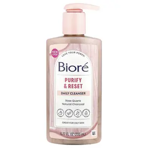 Biore Purify & Reset Daily Cleanser, 6.77 fl oz (200 ml)