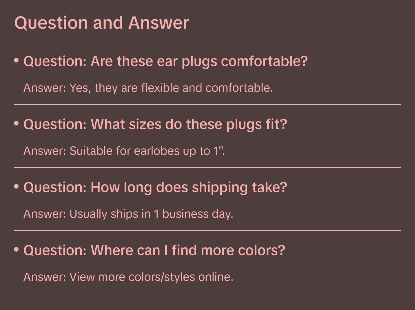 A Pair of Flexible Silicone Double Flared Ear Gauge Tunnel Plug