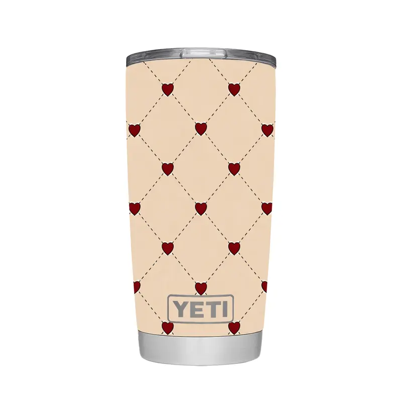 YETI Rambler 20 oz Stainless Steel Vacuum Insulated Tumbler wMagSlider Lid, Desgin