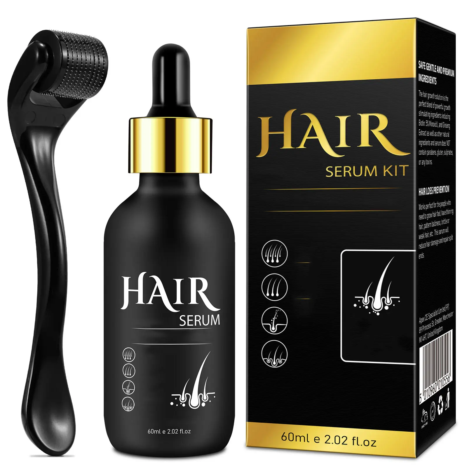 【Hair 】 Hair & Beard Serum-60ml (1pcs/2pcs/3pcs) Haircare
