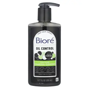 Biore Oil Control, Deep Pore Charcoal Cleanser, 6.77 fl oz (200 ml)