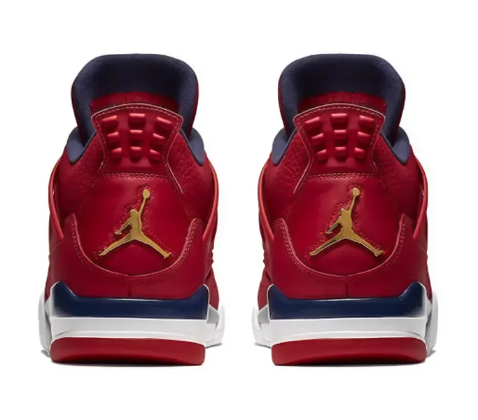 Unisex Red Navy Blue High‑Top Retro Sneakers, Classic Street Style Basketball Shoes, Premium Leather Upper Shock‑Absorbing Sole Fashion Daily Wear Footwear