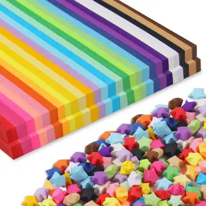 2060 Sheets Origami Paper, 27-Color Assortment Double Sided Star Paper Strips for DIY Handmade Art Crafts