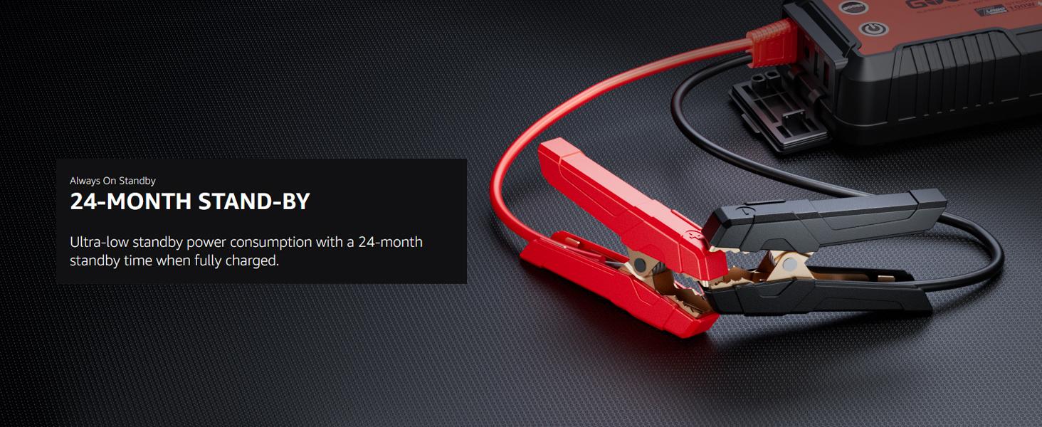 GOOLOO 6000A Jump Starter GT6000 Car Starter with 100W Bi-Directional Fast Charge Powerful 12V Auto Battery Booster for All Gas & Up to 12L Diesel Engine Supersafe Portable Jump Box for Emergency Use