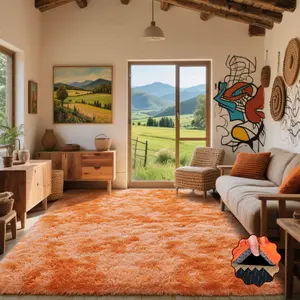 【SummerVibes】【Mother's Day Gift】EIKIONE High-End Plush Rug Soft Anti-Slip Waterproof Stain Resistant Easy Clean Tie-Dye Modern Luxury Style for Living Bedroom Formal Dining Rooms US Local Shipping Premium After-Sales