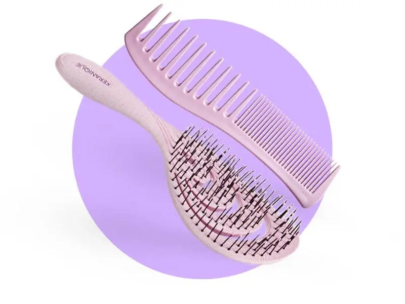 Anti-Breakage Brush & Detangling Comb Set