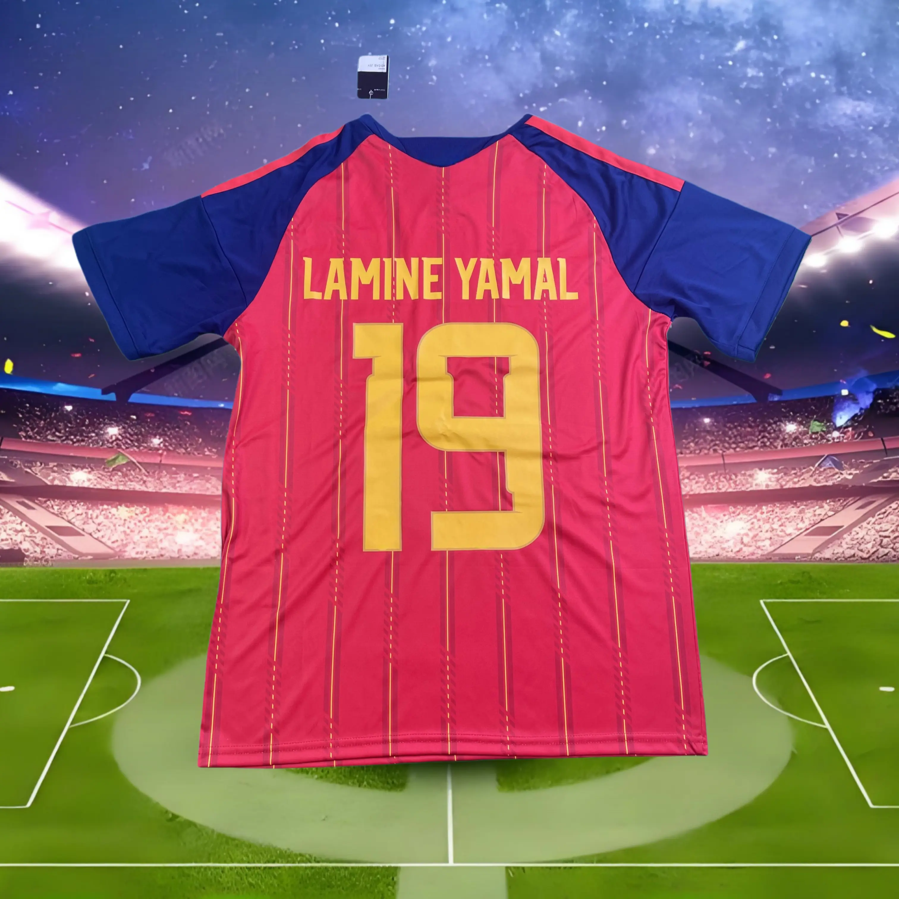 2026 Yamal No. 19 Short Sleeve Soccer Jersey