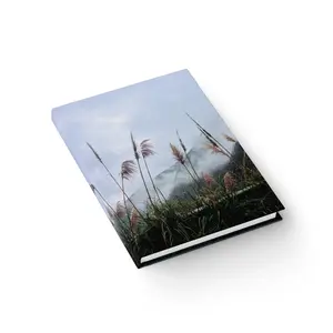 Andean Mist Journal | Custom Cover Ecuador Highlands Photography Ruled Notebook | Personalized Misty Mountain Fog Aesthetic for Mindful Travel & Reflection