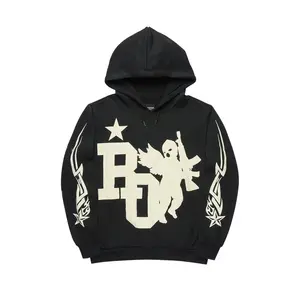 Pluton Black/Cream Graphic Hoodie
