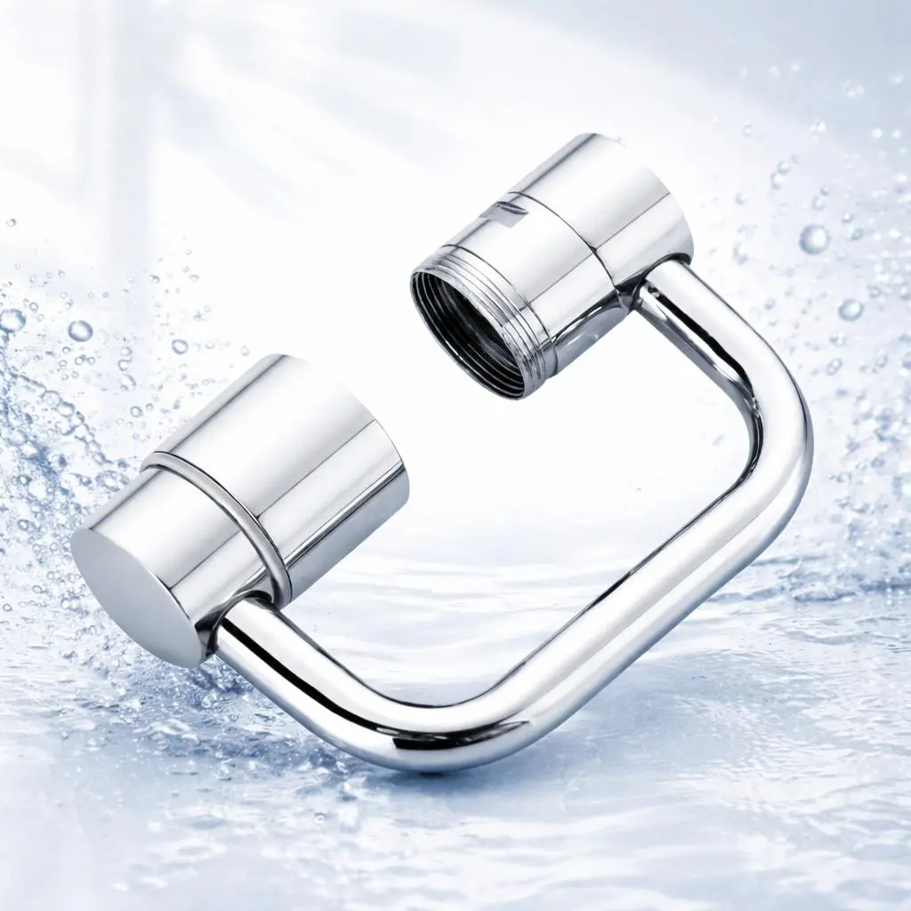 1440° Rotatable Faucet Aerator with Dual Spray - Universal Tap Extension for Easy Cleaning, Child-Friendly Design for Safe Use