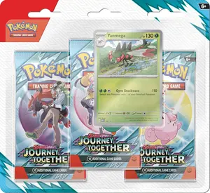 Pokemon TCG: Scarlet & Violet — Journey Together Three-Booster Blister - Yanmega