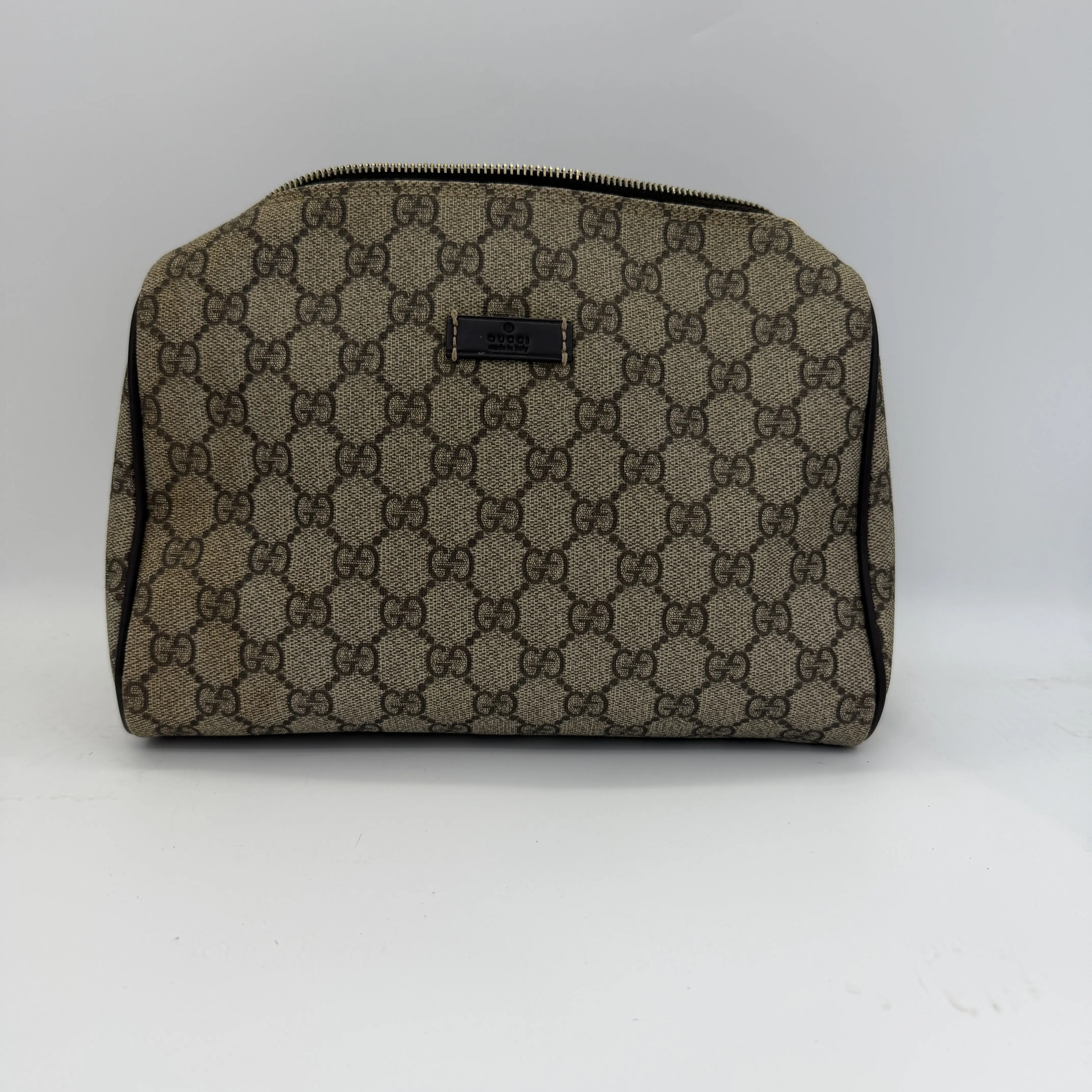 Pre-owned GUCCI monogram toiletry bag