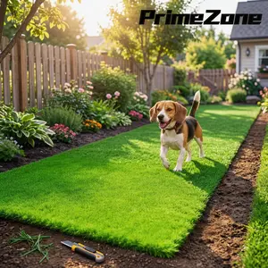 Realistic 7'x20' Artificial Grass Turf - Pet Friendly & Easy to Clean Fake Grass for Backyard, Balcony, Patio & Dog Area | Soft, Drainage, No Maintenance
