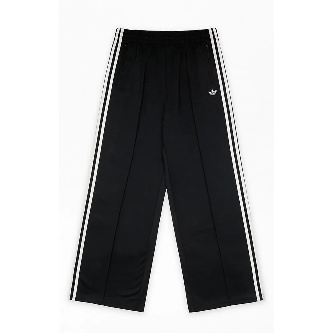 adidas Kids Black Firebird Wide Leg Track Pants adidas Kids Black Firebird Wide Leg Track Pants
