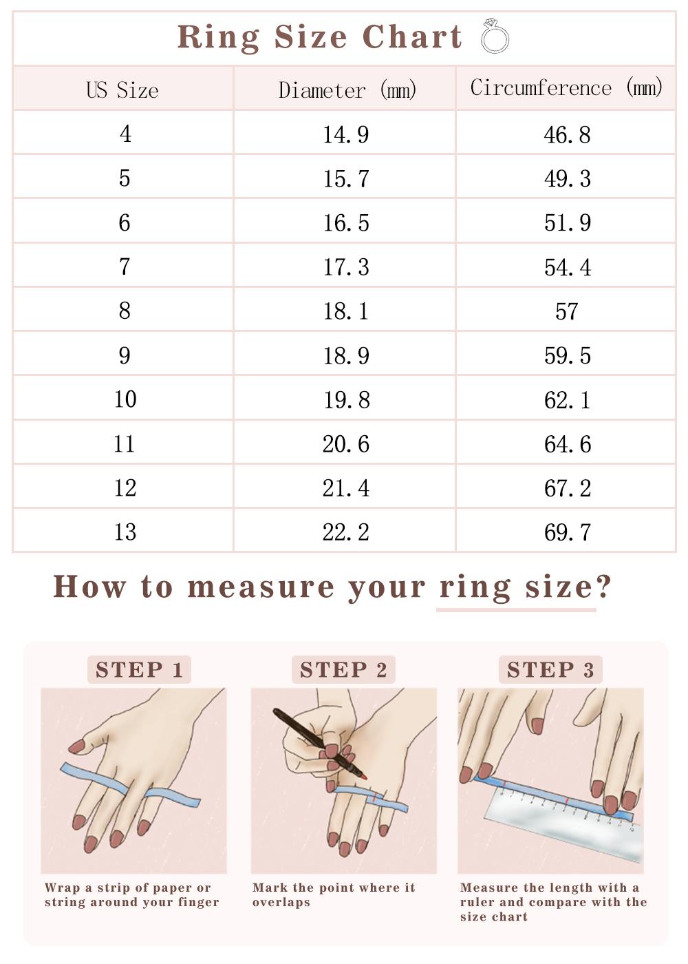 Jzora 3 Stone Moissanite Engagement Ring for Women,Wedding Ring, Bridal Set, Gift for Mother's Day