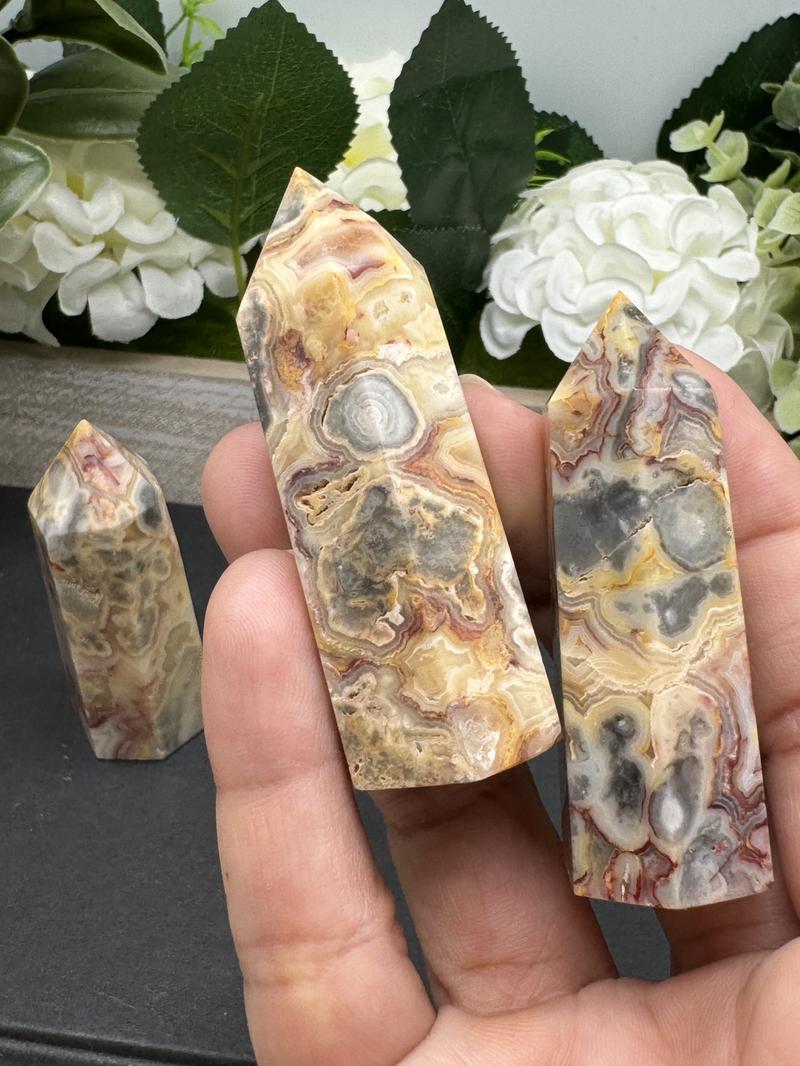 Crazy Lace Agate Towers from Urban Rutile