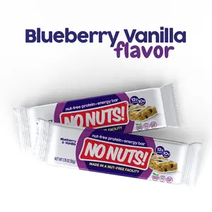 No Nuts! Blueberry & Vanilla Snack Bars - 12 Bar Pack Dairy-Free, Gluten-Free