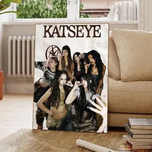 KATSEYE 11 Poster No framed | K-Pop Printable Posters| Aesthetic KATSEYE Wall Art| K-Pop Fan Room Deco