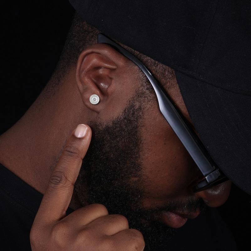 UCCIYO S925 Sterling Silver Moissanite Screw Stud Earrings D Color VVS1  Moissanite For Women Men Jewelry Prefect Brithday Mother'sDay Gifts[N3E10]