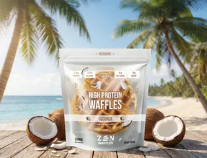 Zen Protein Waffles - Coconut