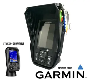 Garmin STRIKER 4 Sun Shade /Lure Holder Combo for Boat / Kayak Fishing