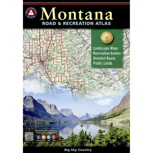 Montana Road and Recreation Atlas - 6th Edition, 2024 (Benchmark) Paperback – January 1, 2024