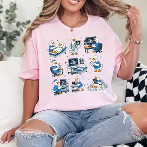 Sonography Tech Silly Goose Shirt, Ultrasound Tech Gift, RDMS Sweatshirt, Sonographer Graduation Gift, OBGYN Nurse Ultrasound Tee