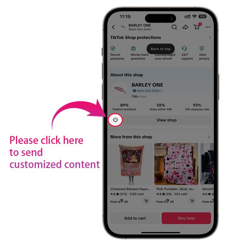 BARLEY ONE Click “Shop Chat”, Send Photos, Custom Photo Blankets, These Personalized Photo Blankets are Made of Soft Wool and Lambskin, Perfect for Weddings, Mother's Day, Father's Day, Valentine's Day Gift, Various Styles Available