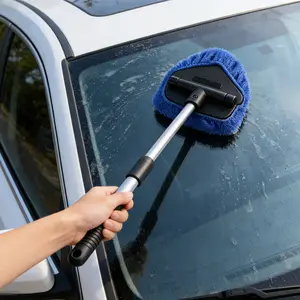 Reach Every Spot: Extendable Car Window Cleaning Kit