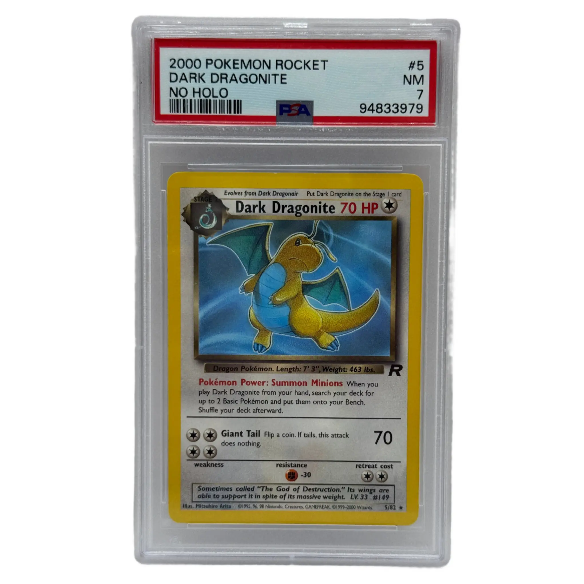 dark dragonite pokemon card 1st edition Amazon.com: Pokemon - Dark Dragonite (22) - Team Rocket main image 1