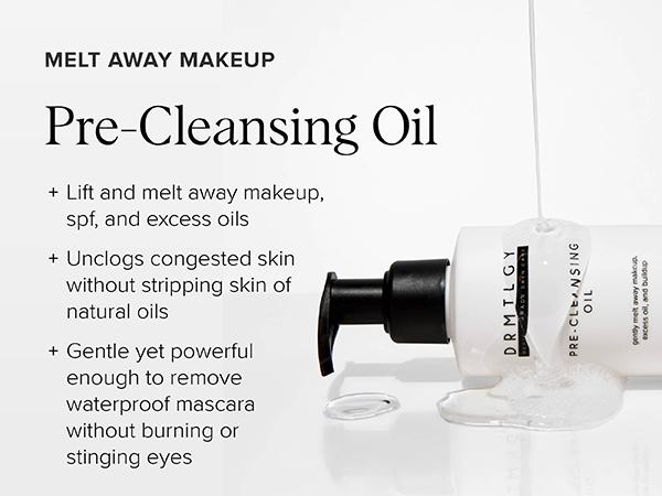 DRMTLGY Pre-Cleansing Oil Large 5 fl oz Makeup Remover Cleanser Facial